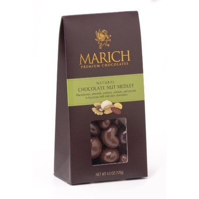 Marich Chocolate Nut Medley, 4.5-Ounce (Pack of 12)