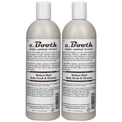 Booth's c. Booth Walnut Shell Body Scrub, 16 oz