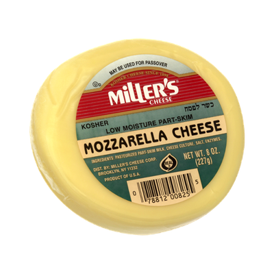 Miller's Cheese Kosher Mozzarella Cheese
