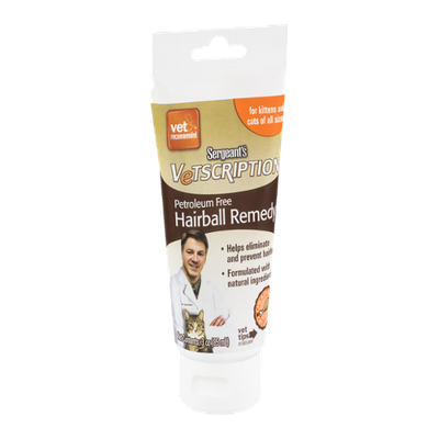 Sergeant's Vetscription Petroleum Free Hairball Remedy For Kittens and Cats Chicken Flavor