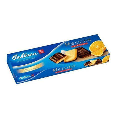 Bahlsen Orange Messino Dark Chocolate Cookies, 4.4-Ounce Boxes (Pack of 12)