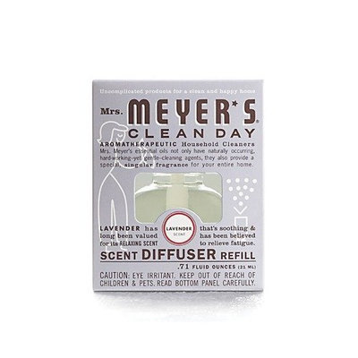 Mrs. Meyer's Clean Day Lavender Diffuser Plug In Air Freshener Refill