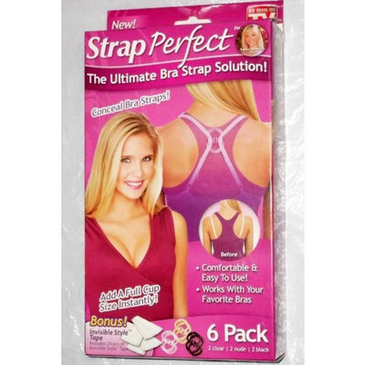 Strap Perfect Bra Strap Solution! 6 Pack