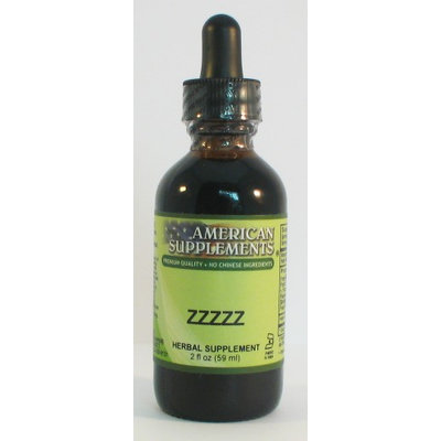 ZZZZZ No Chinese Ingredients American Supplements 2 oz Liquid