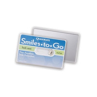 Quantum Smiles to Go Travel Dental Floss on Card