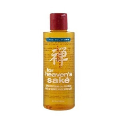 Bath & Body Works True Blue Spa Far East Escape for Heaven's Sake Super Softening Oil to Cream Wash with Sake 6.4 fl oz (189 ml)