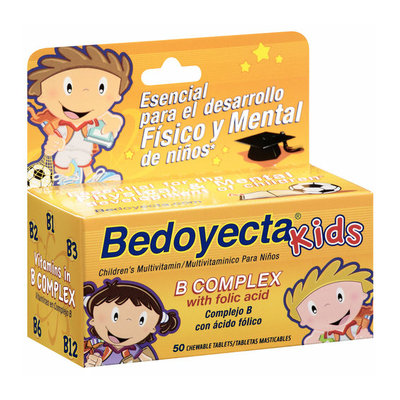 Bedoyecta Kids B Complex Multivitamin Supplement Chewable Tablets