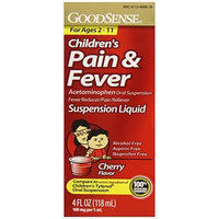 Good Sense GoodSense Acetaminophen Children's Pain Reliever Oral Suspension Liquid, Cherry Flavor, 160 mg, 4 Fluid Ounce