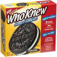 WhoKnew Smart Cookies Chocolate Sandwich Cookies