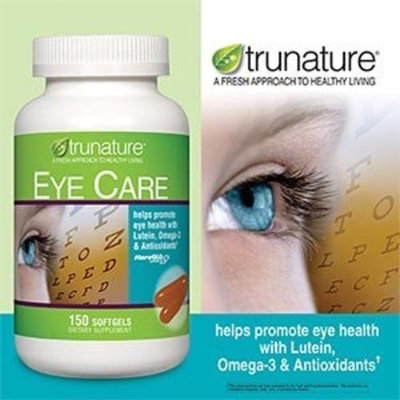 TruNature Eye Care Formula with Lutein, Omega-3 & Antioxidants - 150 Softgels