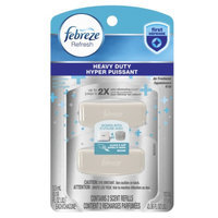 Febreze Refresh Heavy Duty Crisp Clean Refill Air Freshener, .18 fl oz