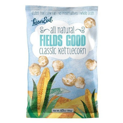 LesserEvil Classic Kettle Corn, 6.5-Ounce Bags (Pack of 12)