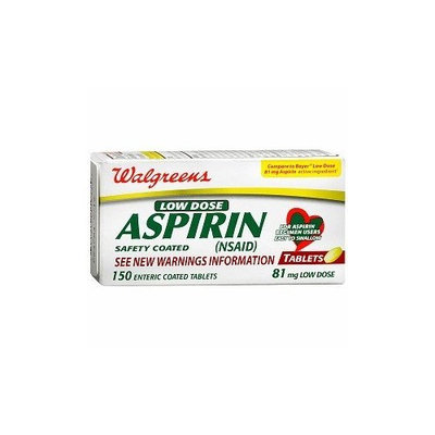 Walgreens Low Dose Aspirin Tablets, 150 ea