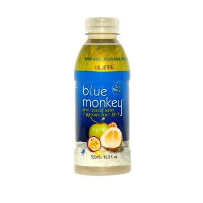 Blue Monkey Coconut Passion All Natural juices Drink, 16-Ounce (Pack of 12)
