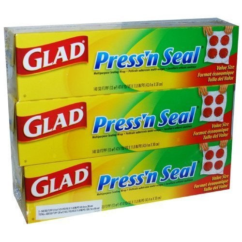 Glad Press'n Seal, 140 SQ. Foot, (Pack of 3) Reviews 2019