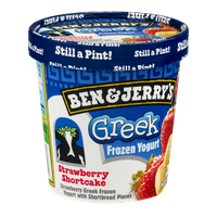 Ben & Jerry's® Strawberry Shortcake Greek Frozen Yogurt