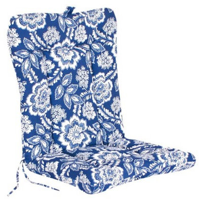 Jordan Outdoor Euro Style Conversation/Deep Seating Cushion - Blue/White