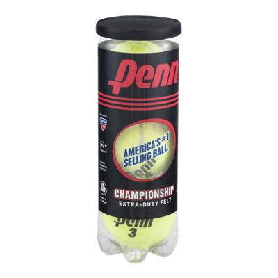 Penn Championship Extra-Duty Felt Tennis Balls - 3 CT