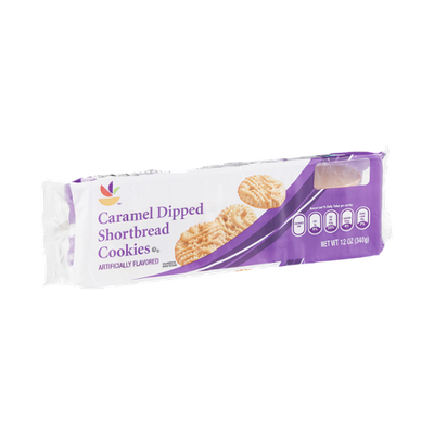 Ahold Cookies Caramel Dipped Shortbread