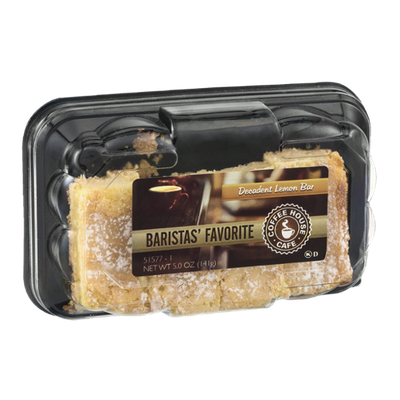 Coffee House Cafe Baristas' Favorite Decadent Lemon Bar