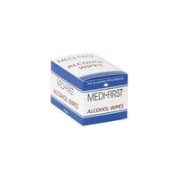 Medi First Alcohol Antiseptic Wipes Individually Wrapped Great for Wound Cleaning