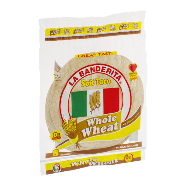 La Banderita Soft Taco Tortillas Whole Wheat 8 CT Reviews 2019