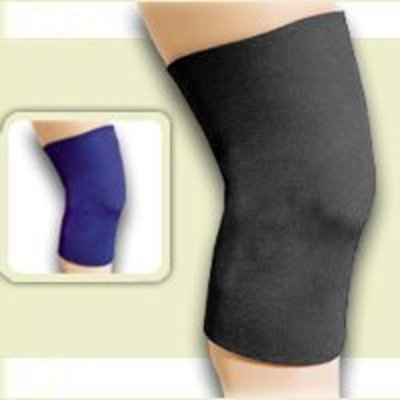 FLA Safe-T-Sport Neoprene Knee Sleeve - Medium Closed Patella - Black - 37-37337-374MDBLK