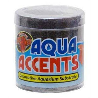 Zoo Med Laboratories AZMBA3 Aqua Accents Midnight Black Sand, 1/2-Pound
