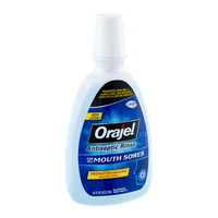 Orajel Mouth Sores Mint Antiseptic Rinse