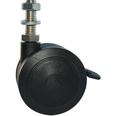 MJM International R-3TW-RP-BRAKE Replacement 3 in. rust proof threaded stem casters
