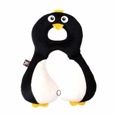 BenBat Travel Friends Head Neck Support 1-4 Yrs PENGUIN, Black White, 1 ea
