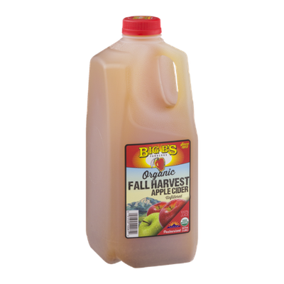 Big B's Organic Fall Harvest Apple Cider Unfiltered