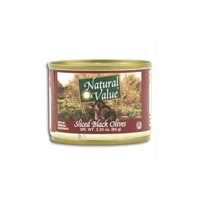 Natural Value Ripe Sliced Black Olives (24x24/2.25 Oz)