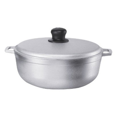 IMUSA Imusa 26 Centimeter Aluminum Caldero with Lid - Silver