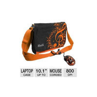 Klip Xtreme KBU-3501O HIPSTER Case and Mouse Bundle - Fits Tablets or Netbooks up to 10.1