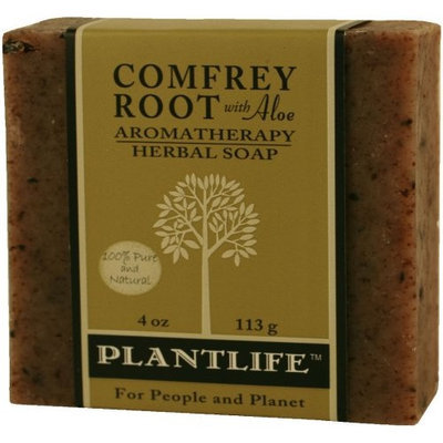 Plantlife Comfrey w/Aloe 100% Pure & Natural Aromatherapy Herbal Soap- 4 oz (113g)