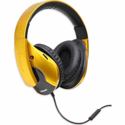 Syba Oblanc OG-AUD63056 Dual Driver Speaker Headphones, Golden