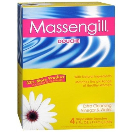 Massengill Disposable Douche 4 PackExtra Cleansing Vinegar & Water6