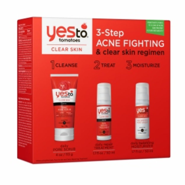 Yes To Tomatoes 3-step Acne Fighting And Clear Skin Regimen