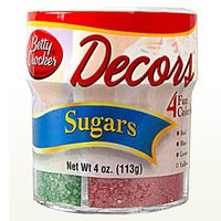 Betty Crocker™ 4-Cell Sugars Decorating Decors