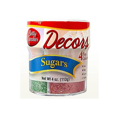 Betty Crocker™ 4-Cell Sugars Decorating Decors