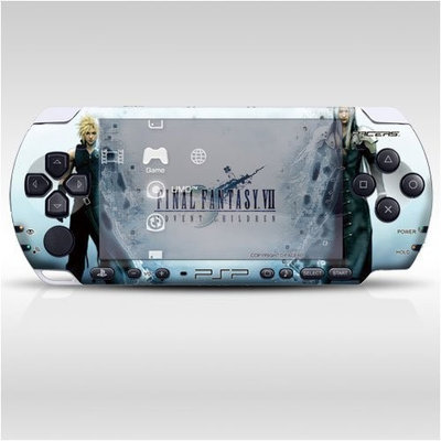 Pacers Final Fantasy Decorative Protector Skin Decal Sticker for PSP-3000, Item No.0858-08