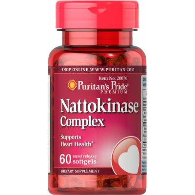 Puritan's Pride Nattokinase 100 mg Complex-60 Softgels
