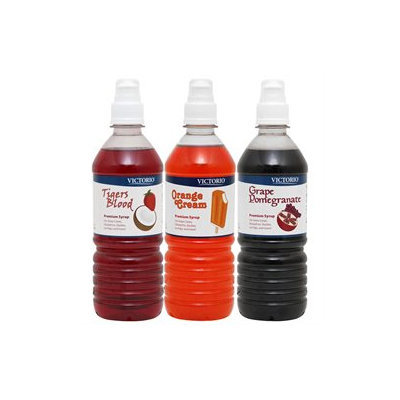 Victorio Premium Syrup - Unique Flavors (Pack of 3)