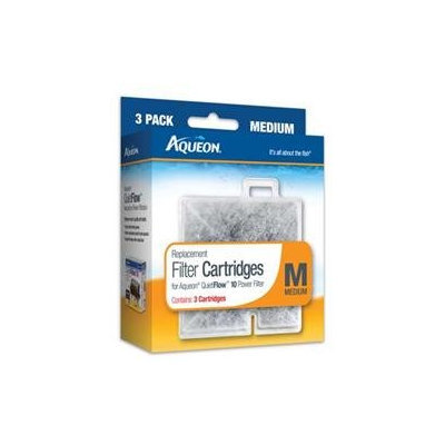 All Glass Aquarium Aquarium Aqueon Cartridge Medium 3 Pack