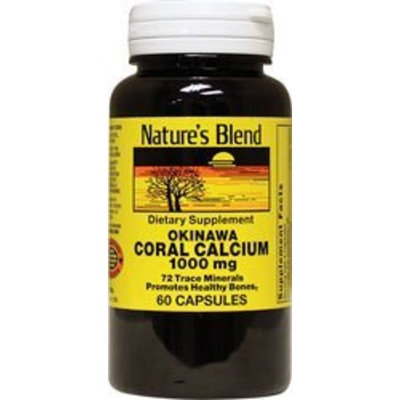 Nature's Blend Okinawa Coral Calcium 1,000 mg 60 Caps