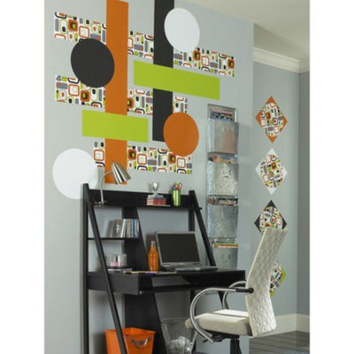 Brewster Black Jack Dot Wall Pops Set of 10