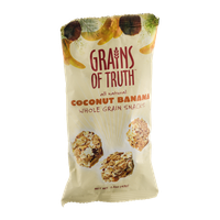Grains Of Truth Whole Grain Snacks Coconut Banana