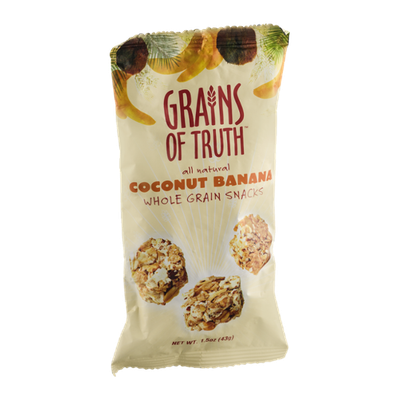 Grains Of Truth Whole Grain Snacks Coconut Banana