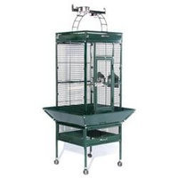 Prevue Hendryx Signature Select Series Wrought Iron Bird Cage in Metallic Jade (Medium; 24